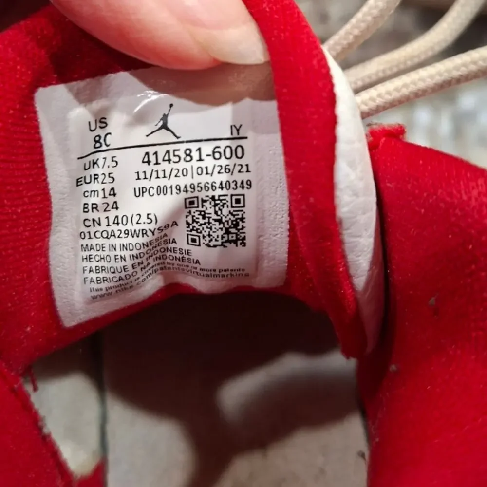 Air Jordan Sneakers 13 Retro Red Flint Toddler 8c 414581 Child